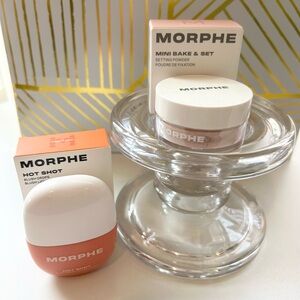 ✨Morphe Blush Drops + Pink Setting Powder Set | New in Box | Full + Mini Size✨